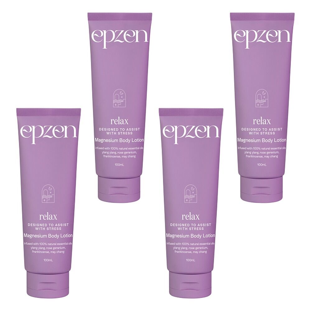 EpZen Magnesium Body Lotion Relax 100mL Pack of 4