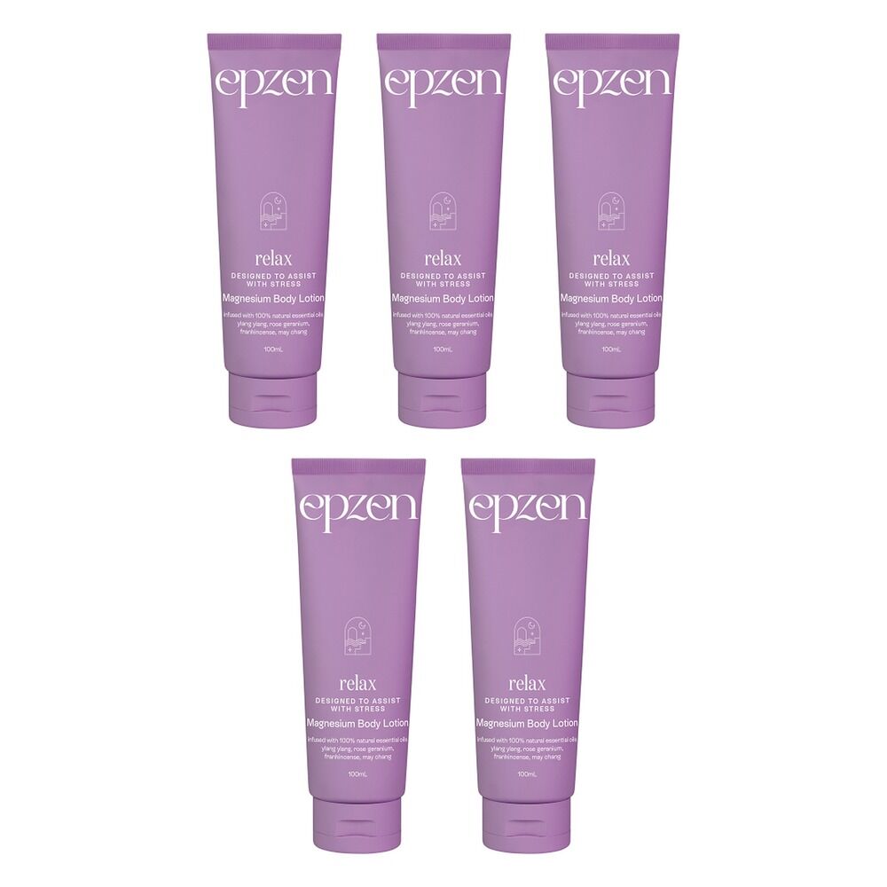 EpZen Magnesium Body Lotion Relax 100mL Pack of 5