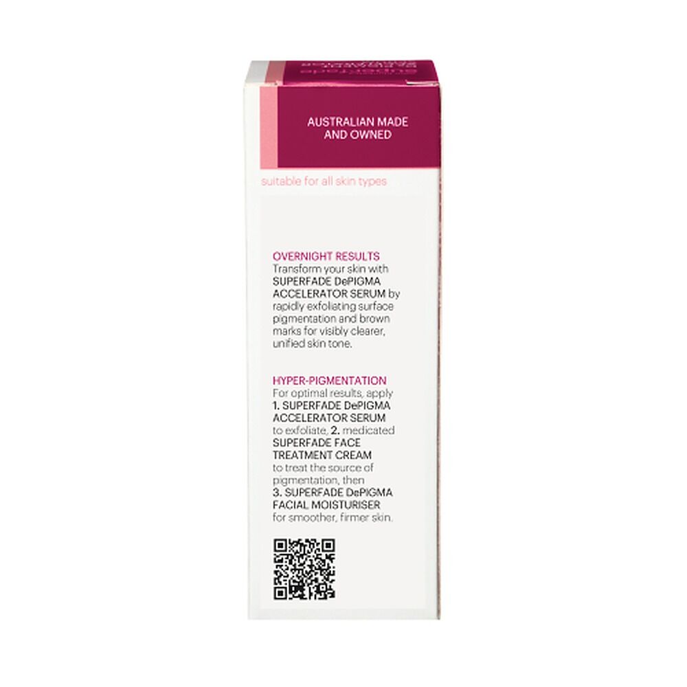 Plunketts Superfade DePigma Accelerator Serum 20mL