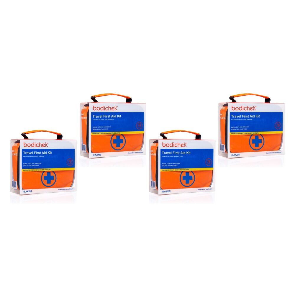 Bodichek First Aid Kit 75 Piece Set Pack of 4