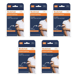 Bodichek Instant Cold Pack Small 9cm x 16cm Twin Pack Bundle of 5
