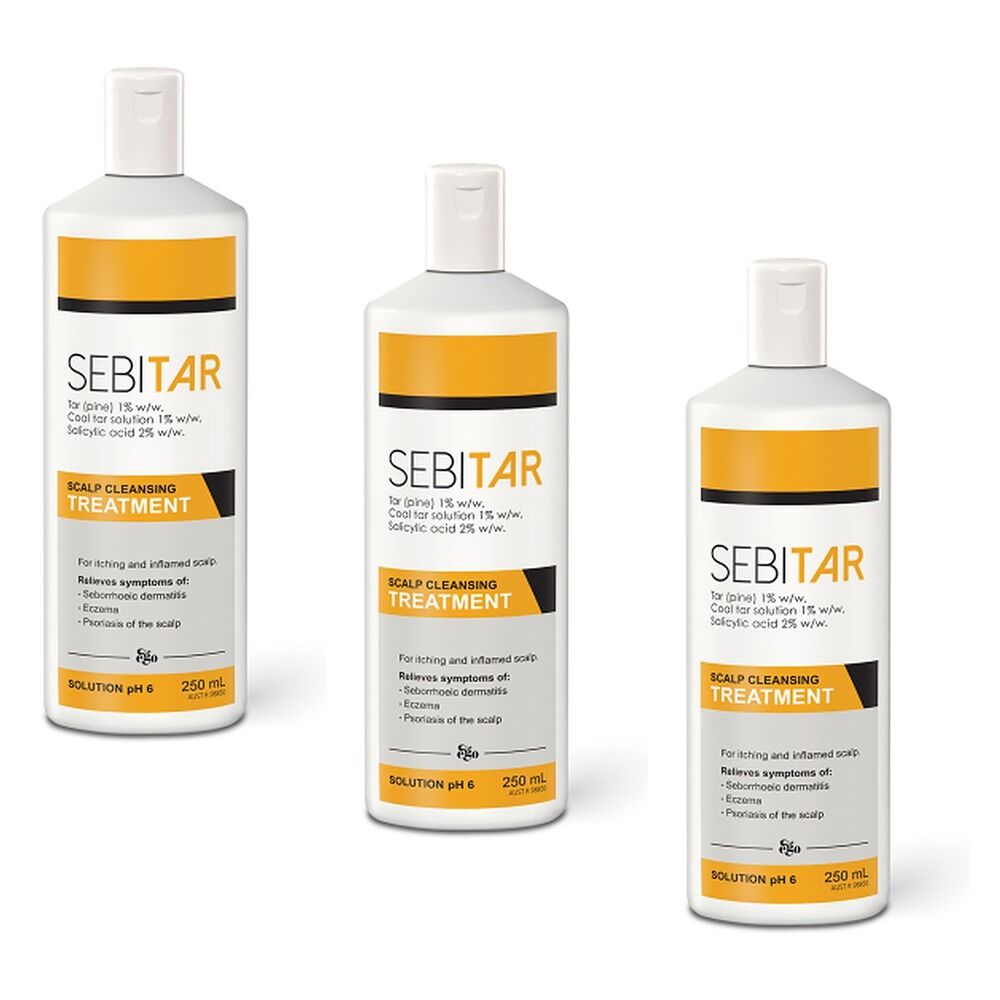 Ego Sebitar Scalp Cleansing Treatment 250mL Pack of 3