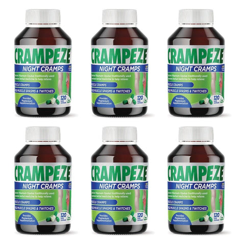 Crampeze Night Cramps 120 Capsules Pack of 6