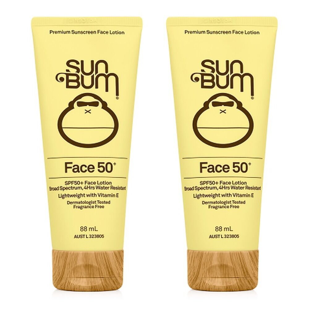 Sun Bum Face Lotion SPF50+ 88mL Pack of 2