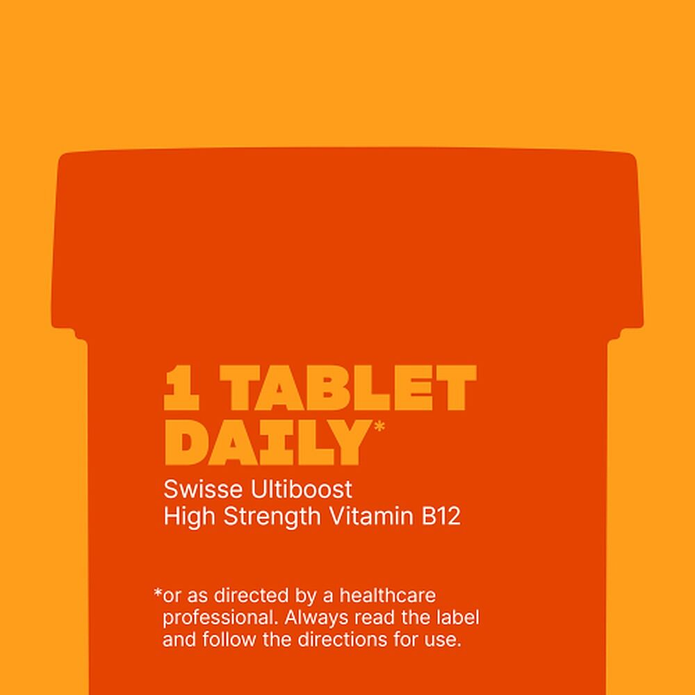 Swisse Ultiboost High Strength Vitamin B12 60 Tablets