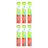 Colgate Twister Manual Toothbrush, Soft Spiral Bristles Pack of 6