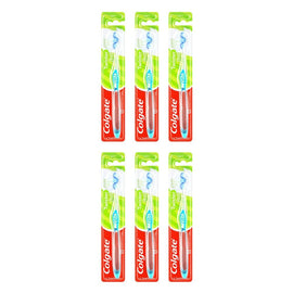 Colgate Twister Manual Toothbrush, Soft Spiral Bristles Pack of 6