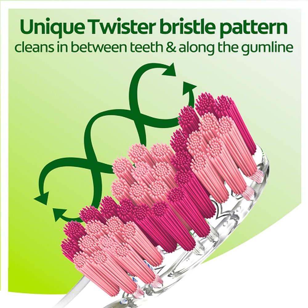 Colgate Twister Manual Toothbrush, Soft Spiral Bristles