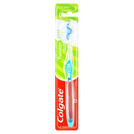 Colgate Twister Manual Toothbrush, Soft Spiral Bristles