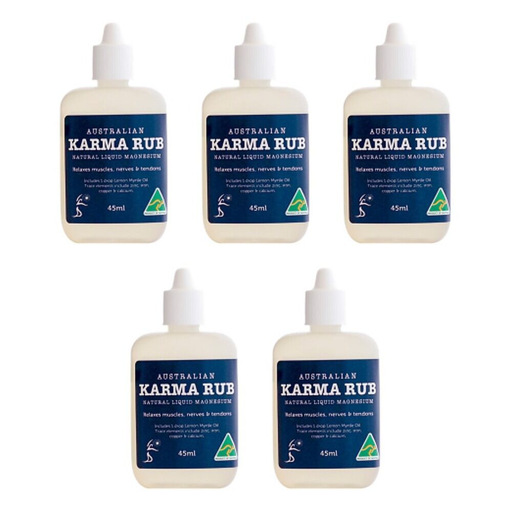 Karma Rub Liquid Magnesium 45mL Pack of 5