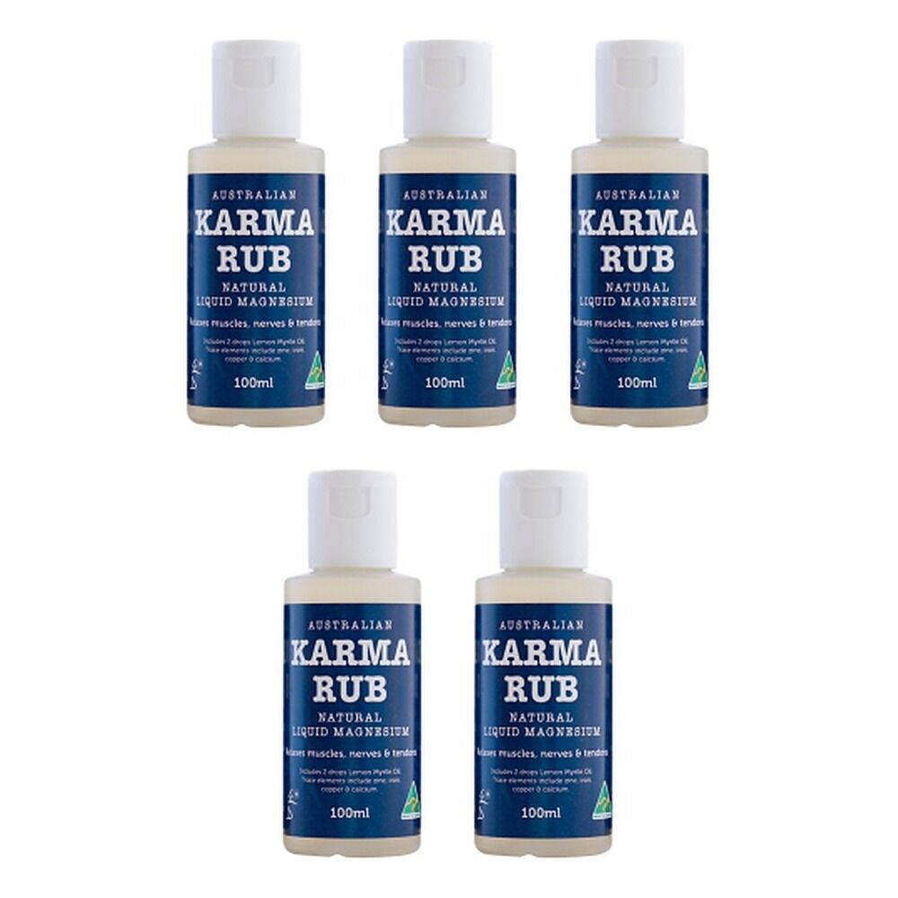 Karma Rub Liquid Magnesium 100mL Pack of 5