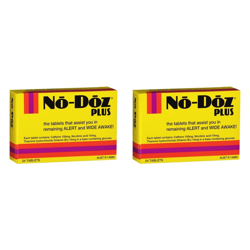 No-Doz Plus 24 Tablets Pack of 2