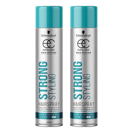 Schwarzkopf Extra Care Strong Styling Hairspray Extra Strong Hold 250g Pack of 2