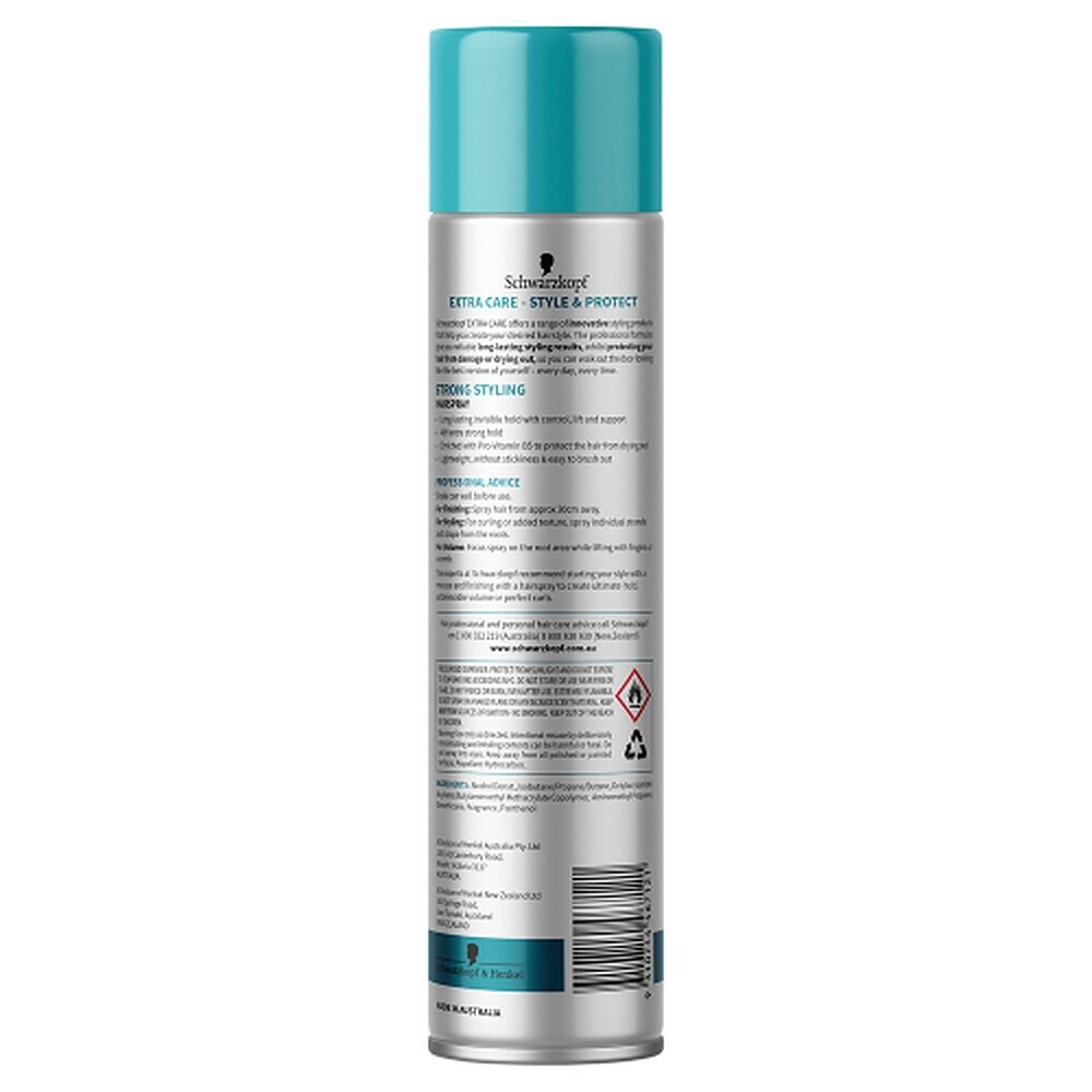 Schwarzkopf Extra Care Strong Styling Hairspray Extra Strong Hold 250g