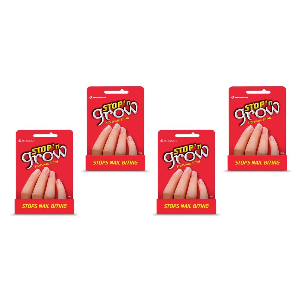 Stop and Grow Biting Deter 7mL Pack of 4