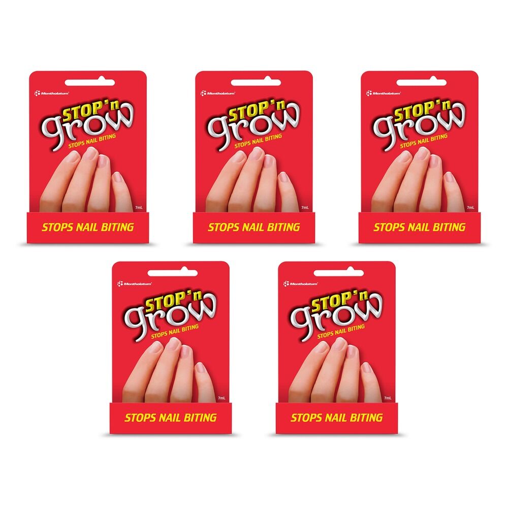 Stop and Grow Biting Deter 7mL Pack of 5