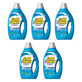 Cold Power Advanced Clean Cold Water Enzyme Liquid Laundry Bundle of 5