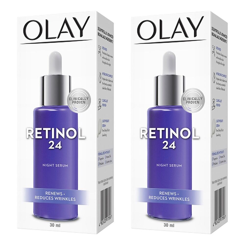 Olay Regenerist Retinol24 Serum 30mL Pack of 2