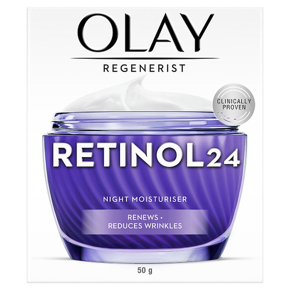 Olay Regenerist Retinol24 Face Cream Moisturiser 50g x 2