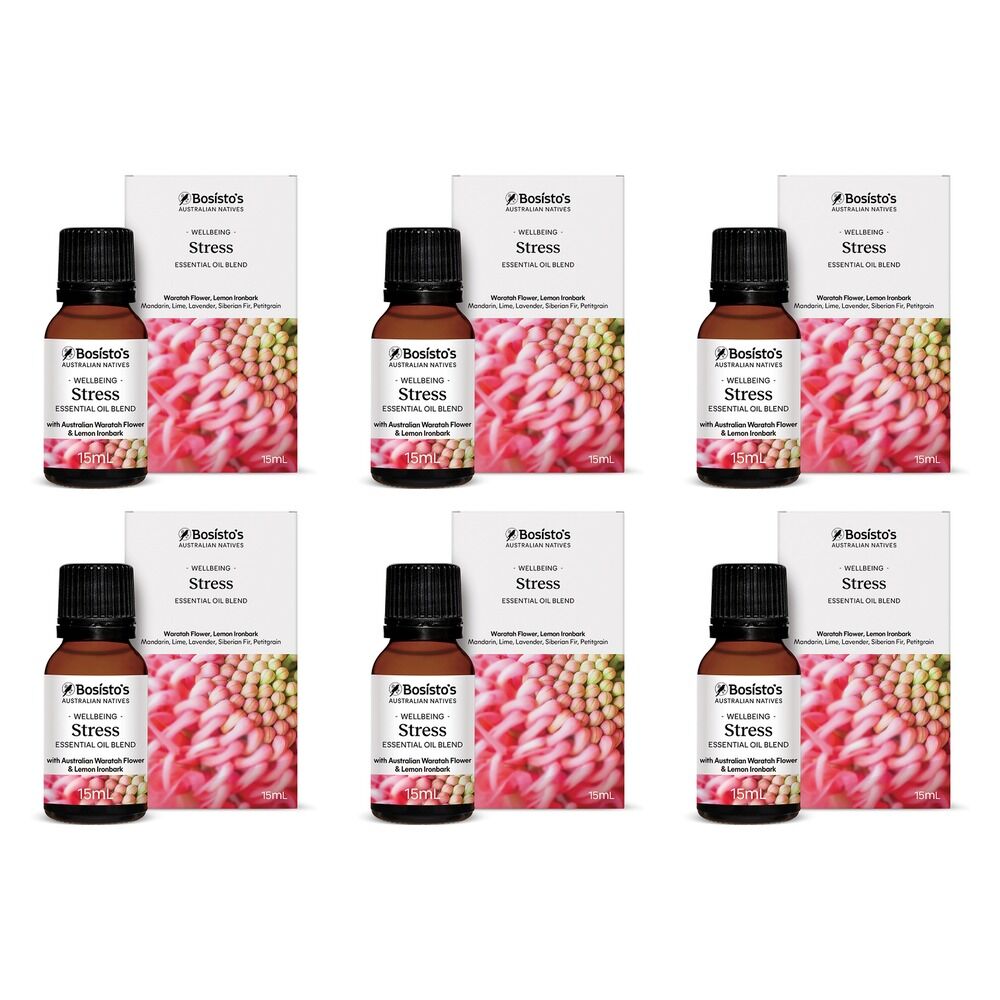 Bosisto's Australian Natives Stress Oil 15mL Pack of 6
