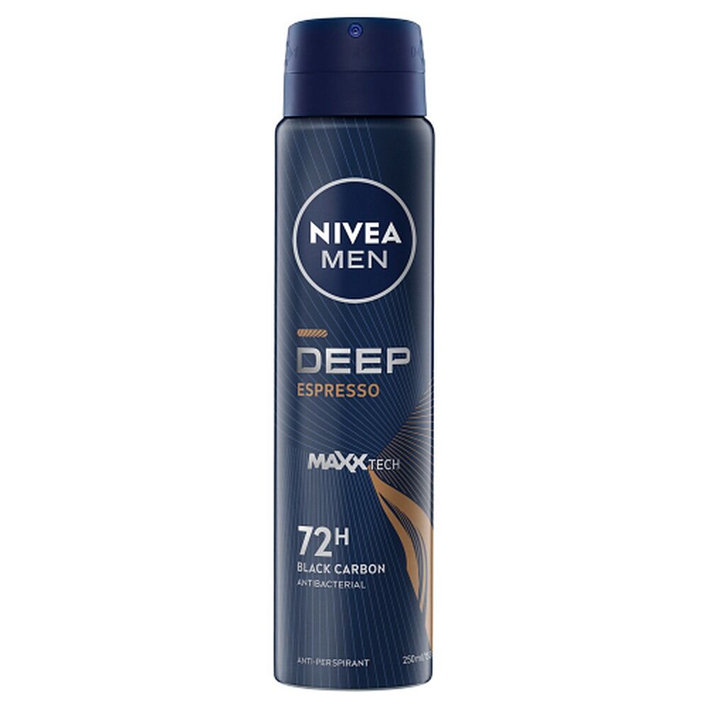 Nivea Men Deep Espresso 72H Anti-Perspirant 250mL x 6