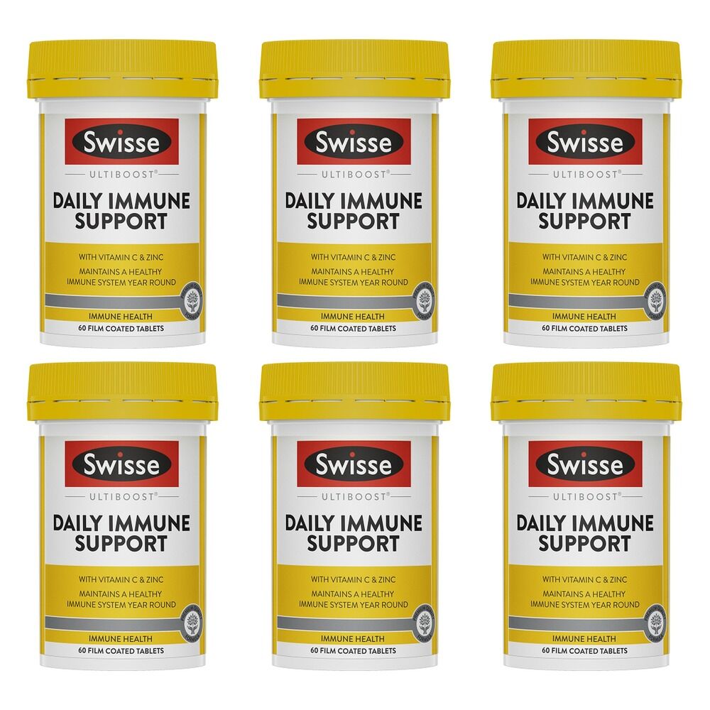 Swisse Ultiboost Daily Immune Support 60 Tablets Pack of 6