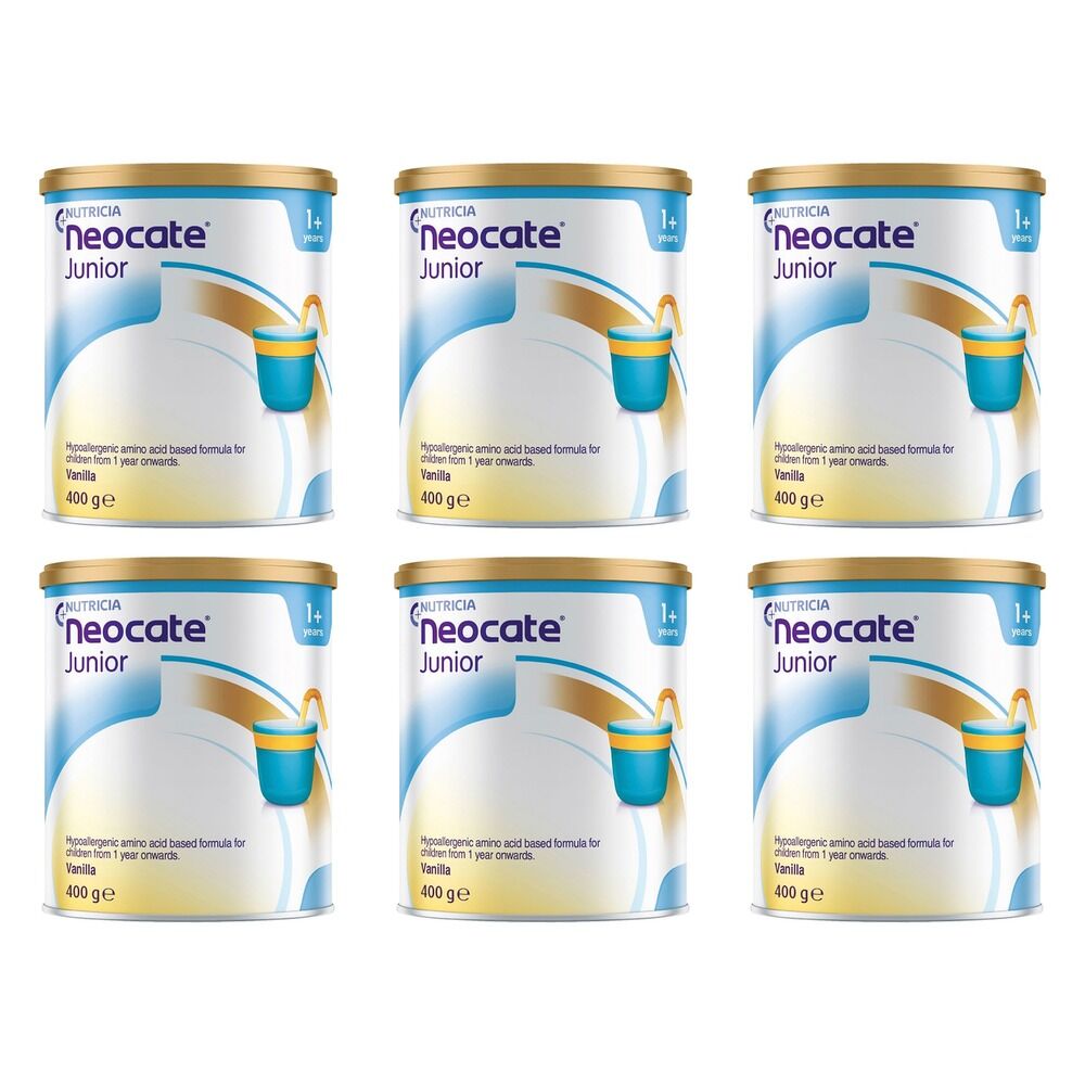 Neocate Junior Vanilla Powder 400g Pack of 6