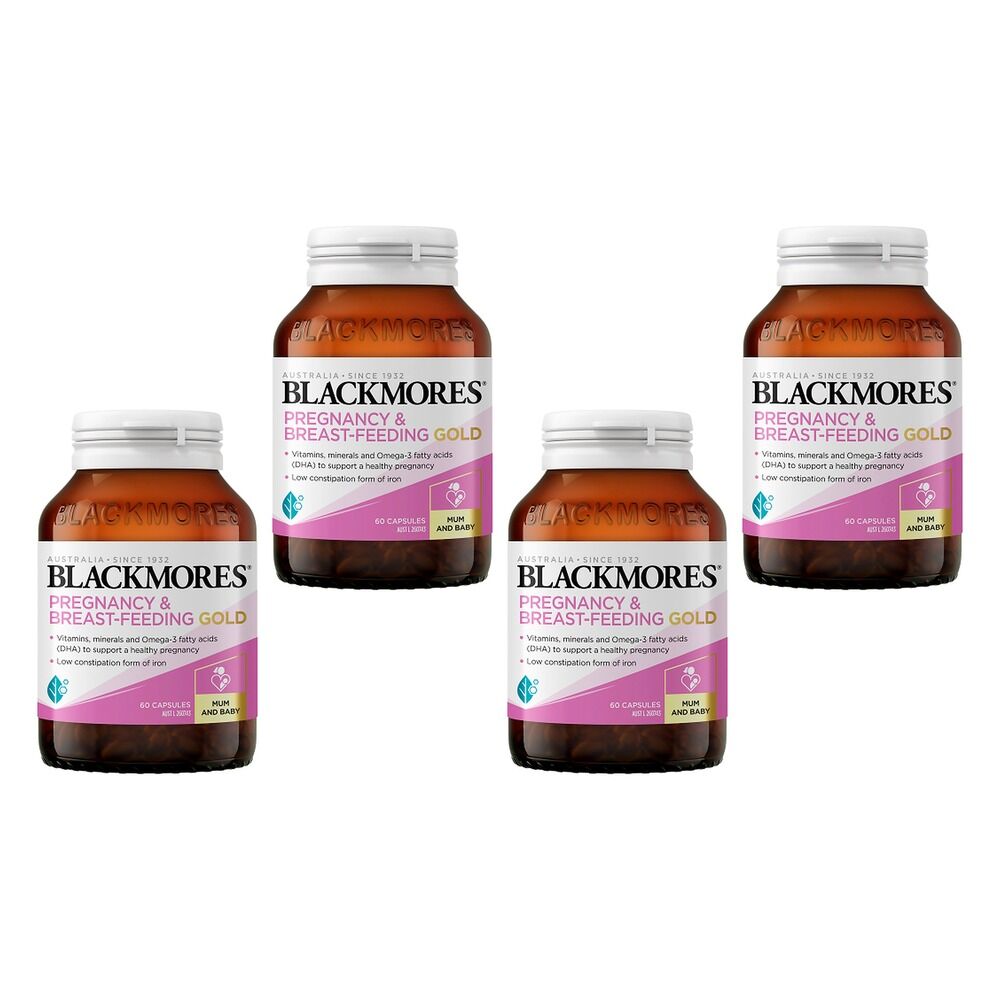 Blackmores Pregnancy Gold 60 Capsules Pack of 4