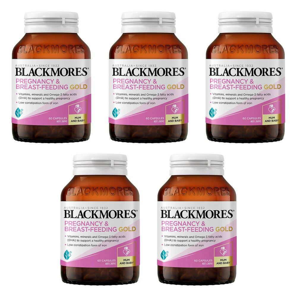 Blackmores Pregnancy Gold 60 Capsules Pack of 5