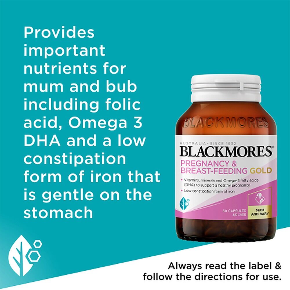 Blackmores Pregnancy Gold 60 Capsules