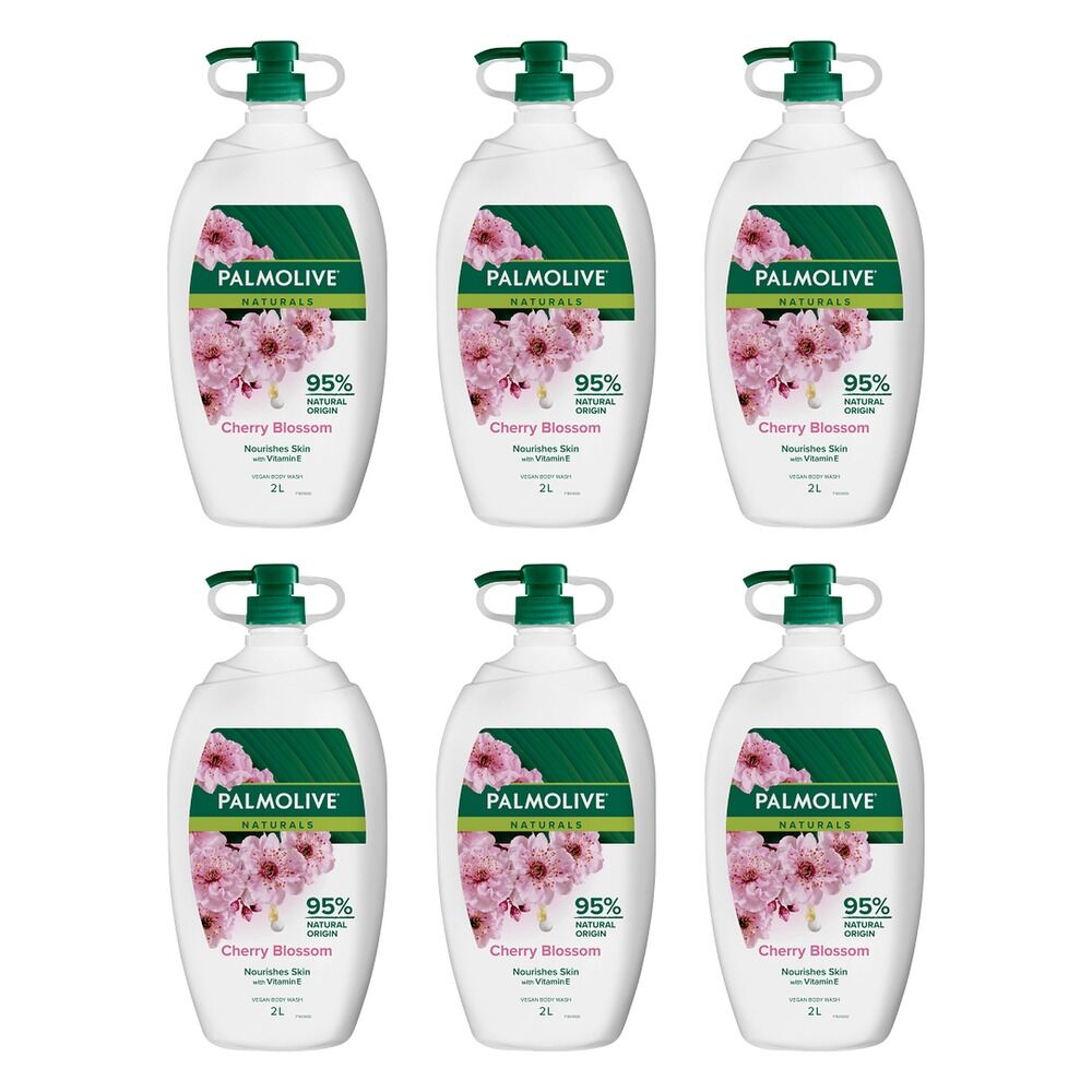 Palmolive Naturals Cherry Blossom Body Wash 2L Pack of 6