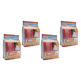 Pain Away Heat Patches Regular, 5 Patches Pack of 4