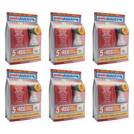 Pain Away Heat Patches Regular, 5 Patches Pack of 6
