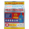 Pain Away Heat Patches XL, 3 Pack