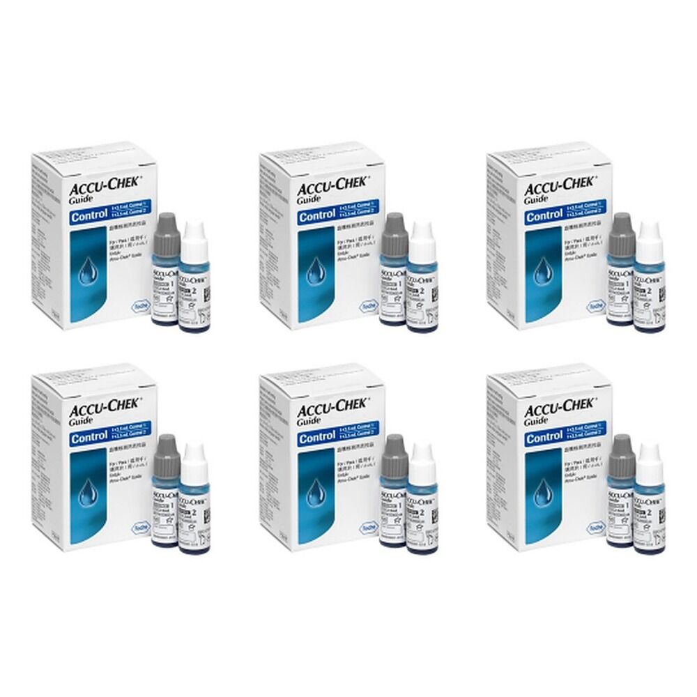 Accu-Chek Guide Control Solution 2 Pack Bundle of 6