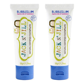 Jack N' Jill Natural Certified Toothpaste Bubblegum 50g Pack of 2