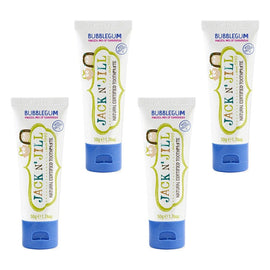 Jack N' Jill Natural Certified Toothpaste Bubblegum 50g Pack of 4