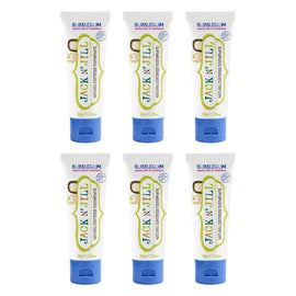 Jack N' Jill Natural Certified Toothpaste Bubblegum 50g Pack of 6