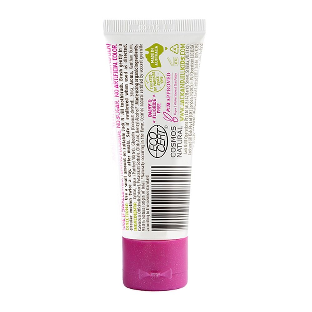 Jack N' Jill Natural Certified Toothpaste Berries & Cream 50g