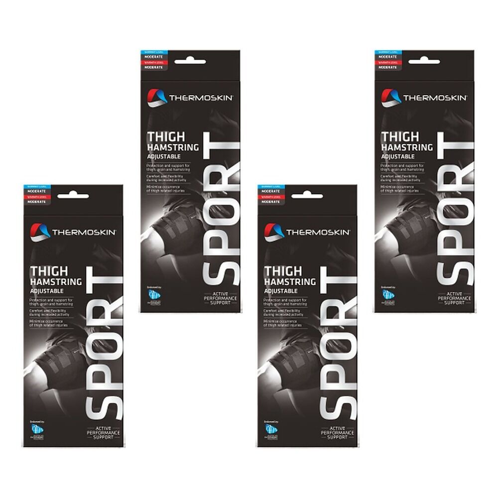 Thermoskin Sports Thigh Hamstring Support Adjustable Pack of 4