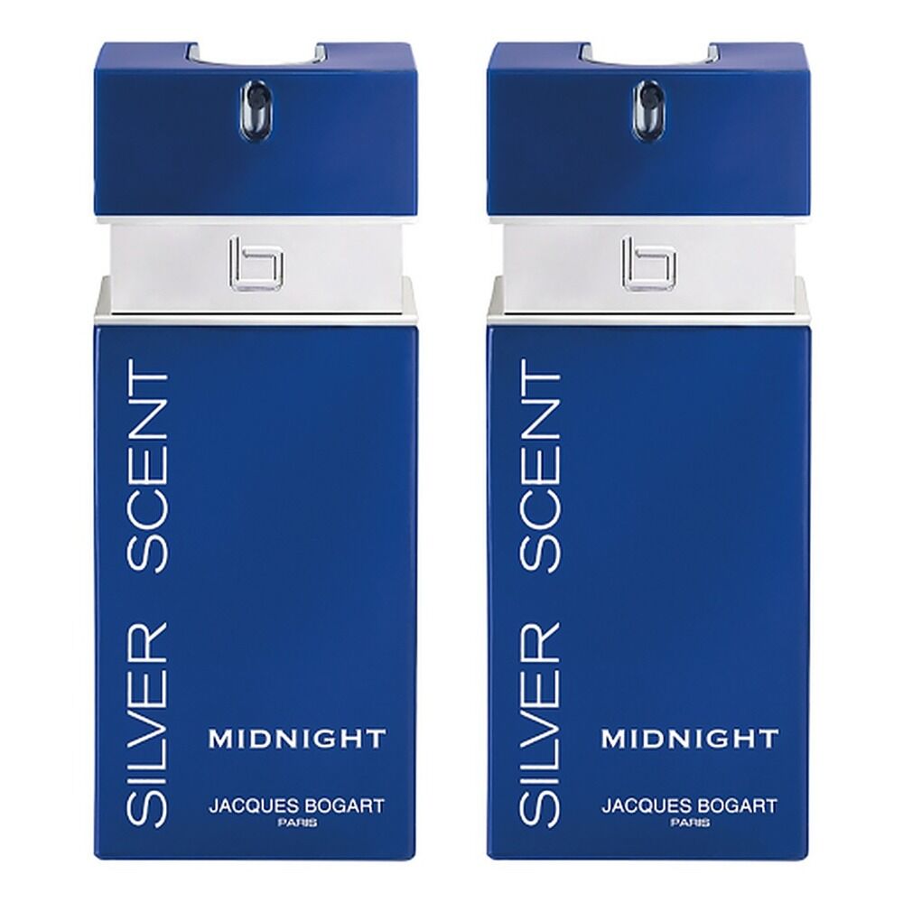 Jacques Bogart Silver Scent Midnight EDT 100mL Pack of 2
