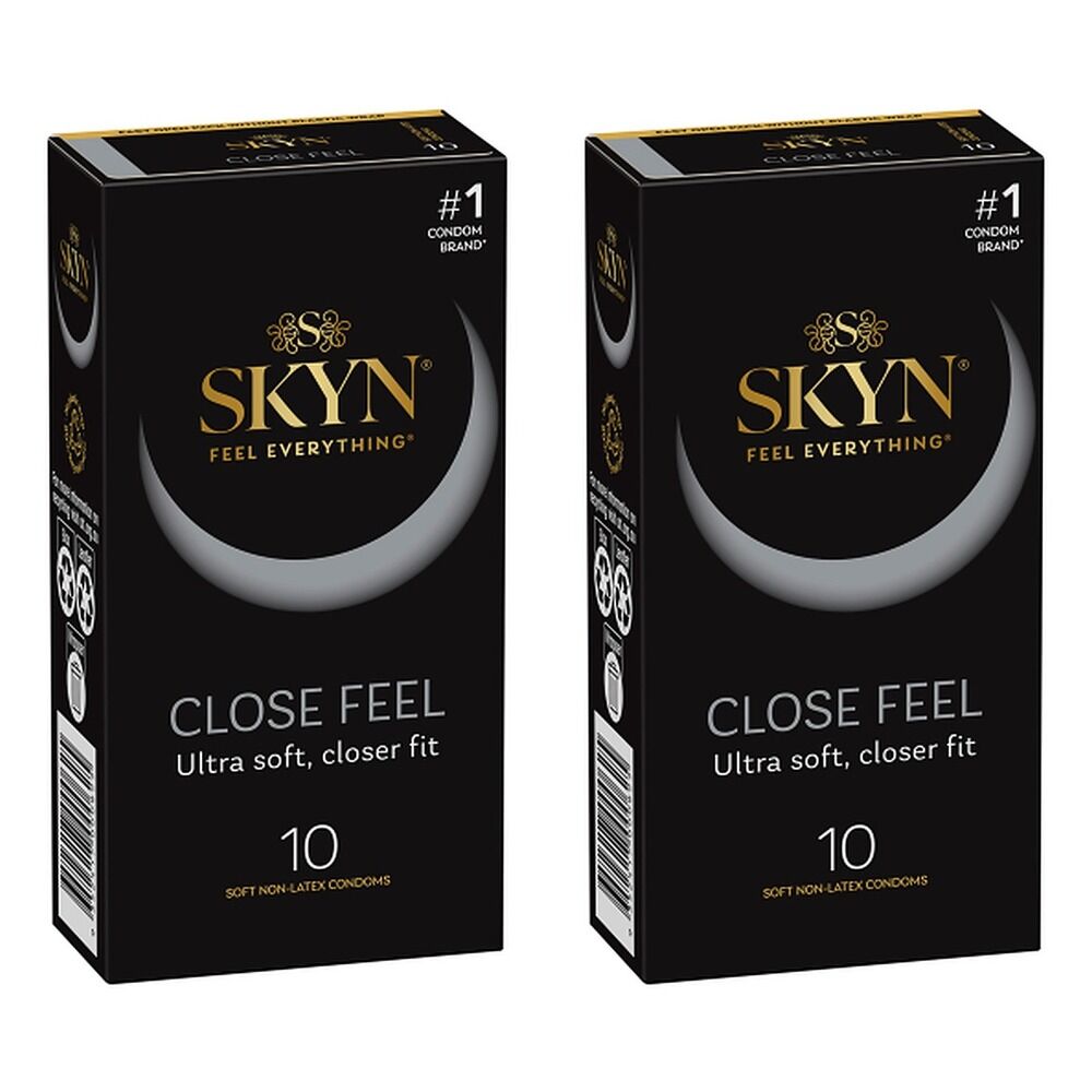 Skyn Feel Everything Close Feel Condoms 10 Pack Bundle of 2