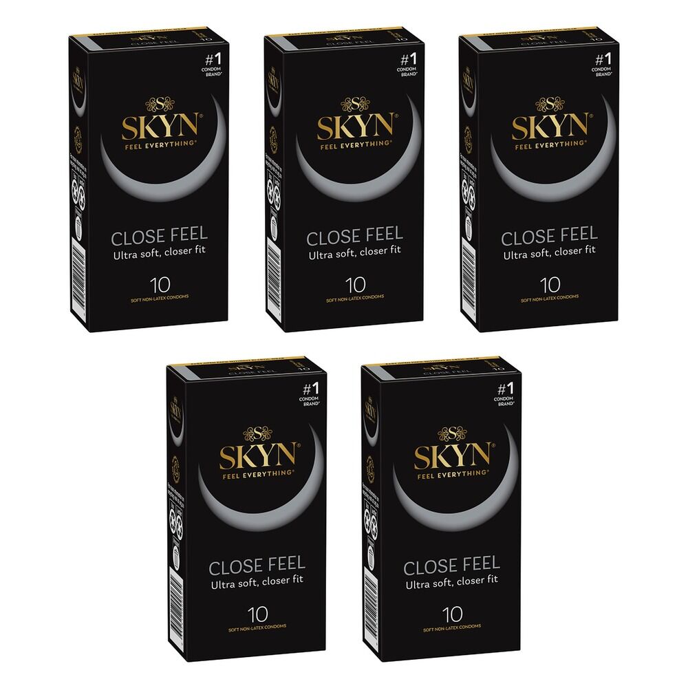 Skyn Feel Everything Close Feel Condoms 10 Pack Bundle of 5
