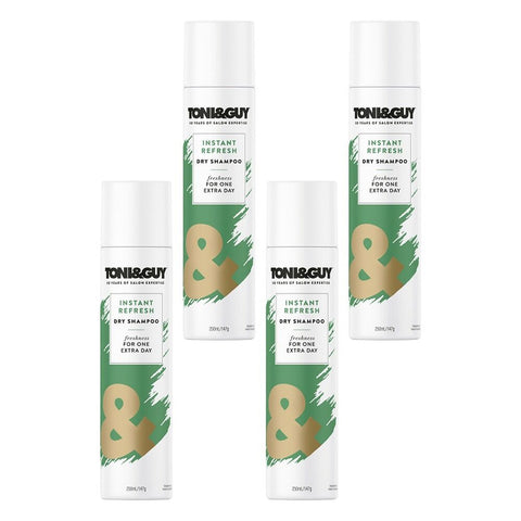 Toni & Guy Instant Refresh Dry Shampoo 250mL Pack of 4