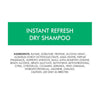 Toni & Guy Instant Refresh Dry Shampoo 250mL