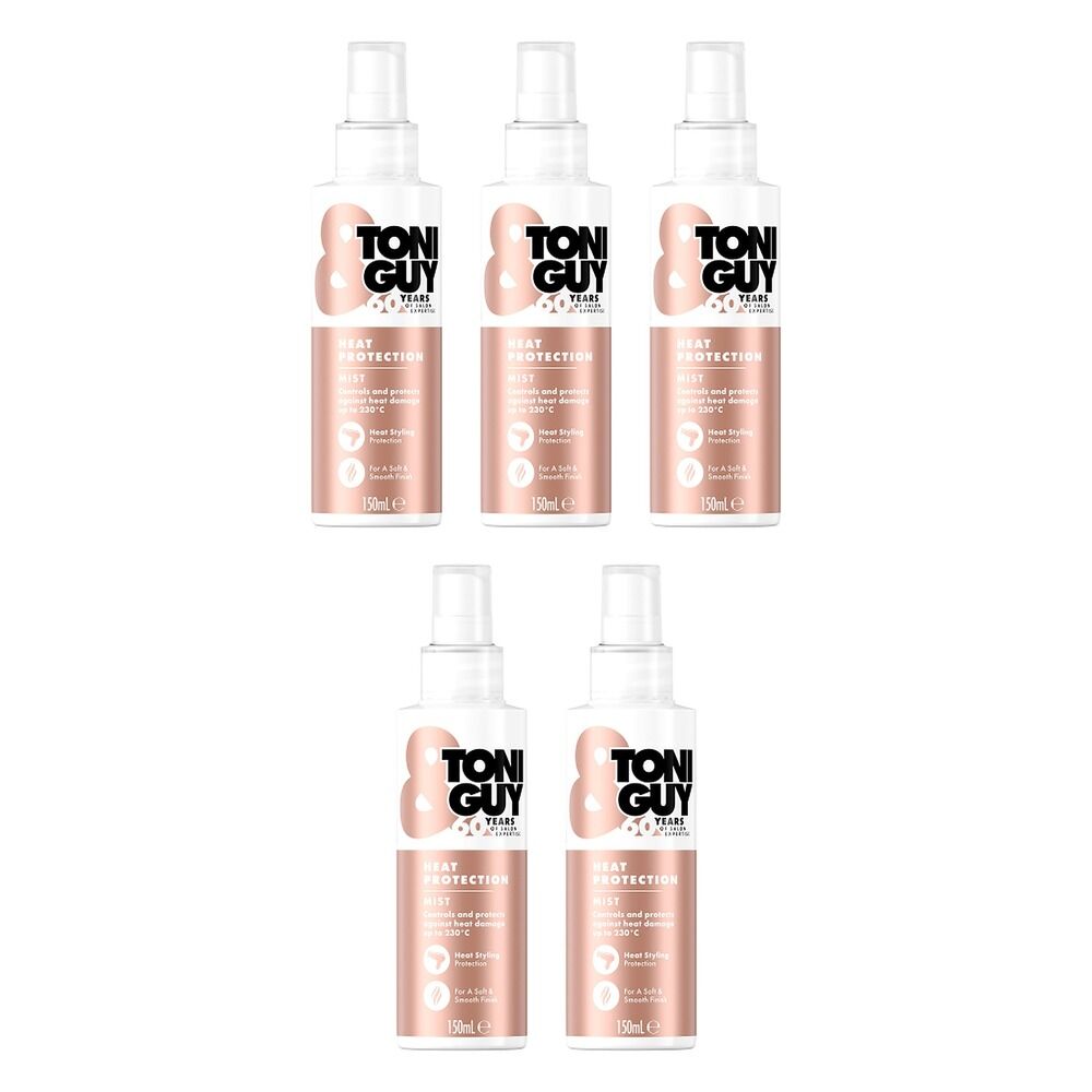 Toni & Guy Hair Heat Protection Mist 150mL Pack of 5