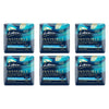 Libra Invisible Regular Pads with Wings 12 Pack x 6 Bundle of 6