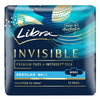 Libra Invisible Regular Pads with Wings 12 Pack x 6