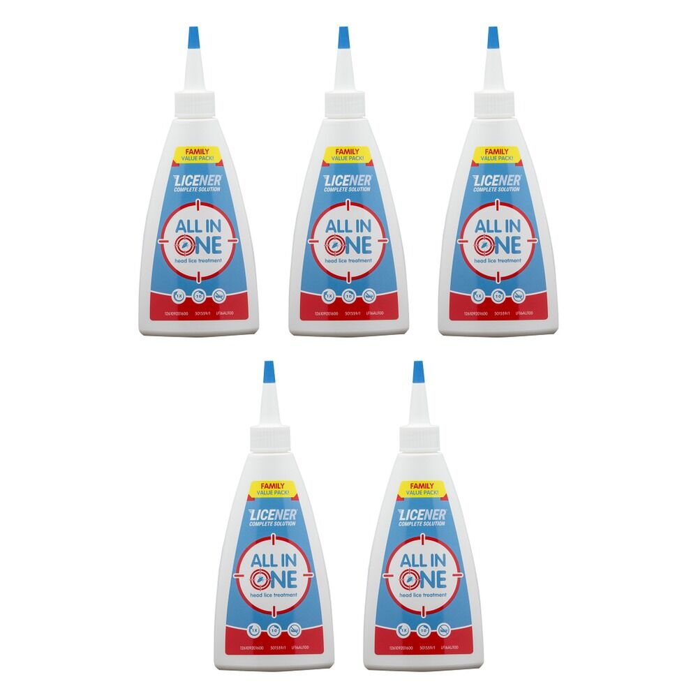 Licener Single Headlice Treatment 200mL Pack of 5