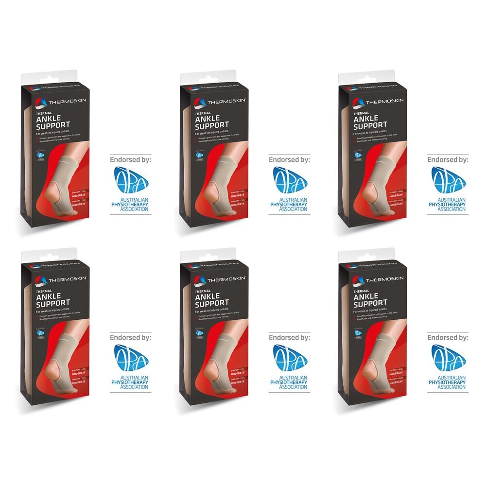 Thermoskin Thermal Ankle Support Small Beige Pack of 6